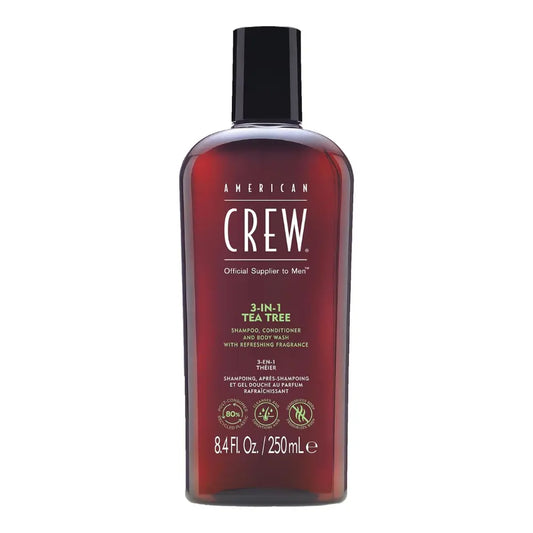 Crew, Shampoo, acondicionador y gel de baño 3-IN-1 Tea Tree Capeli