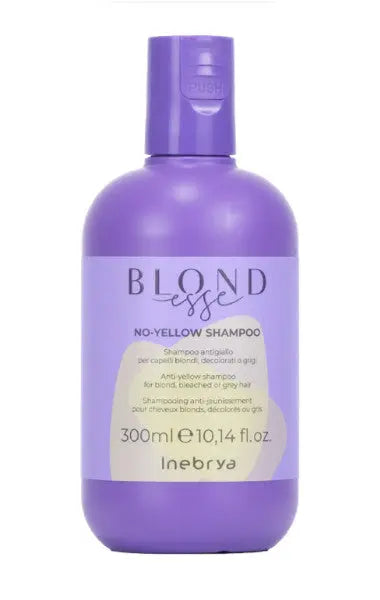 Inebrya - Shampoo Blondesse No Yellow 300 ml – Función Anti-Amarillo. Capeli