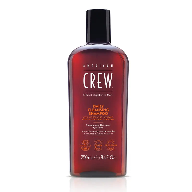 Crew, Daily Cleansing Shampoo, Limpiador Diario - 250 ML Capeli