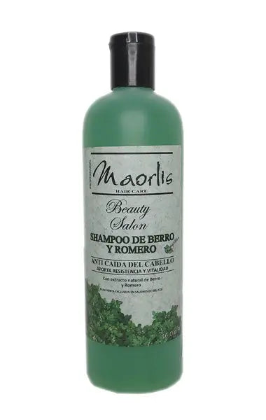 Maorlis, Shampoo Beauty Salón Berro Y Romero<br>Controla La Caída Del Cabello 16 Oz Capeli